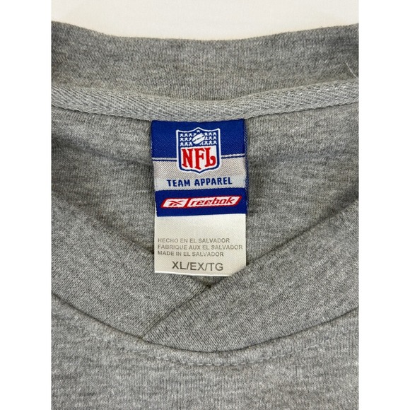 Vintage St Louis Rams NFL Sweatshirt Mens XL Gray Embroidered Pullover Reebok - Picture 2 of 10